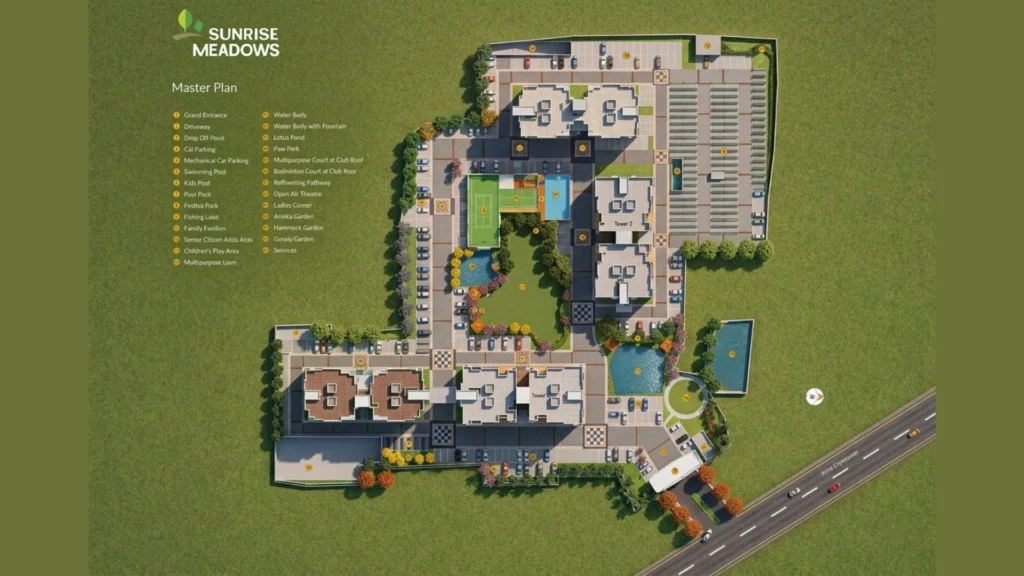 sunrise meadows howrah master plan