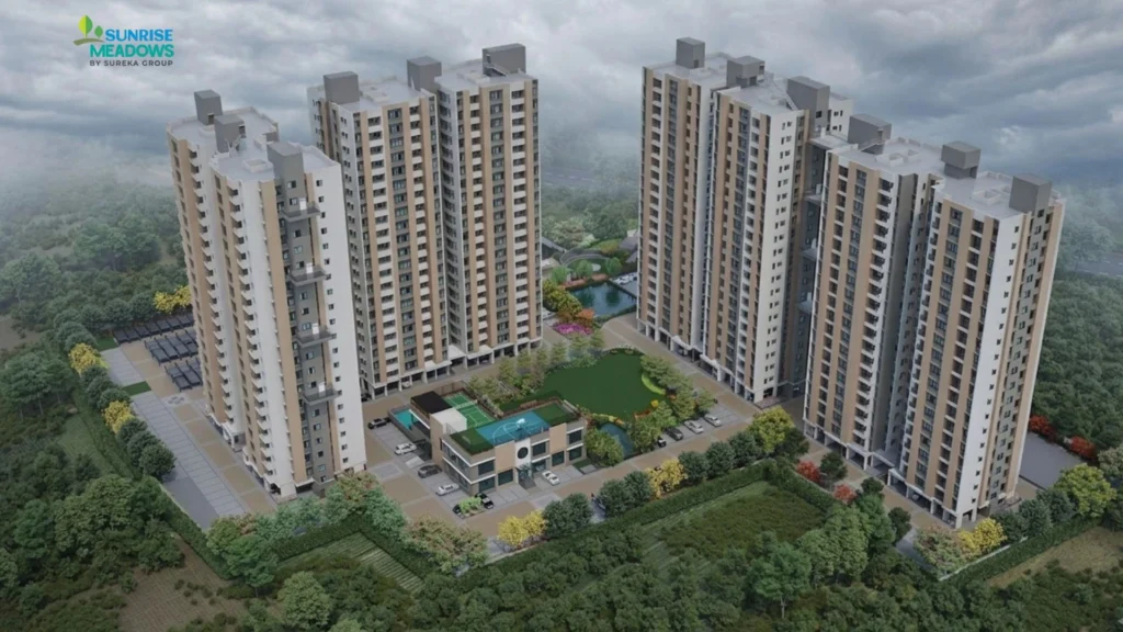 sunrise meadows howrah building view